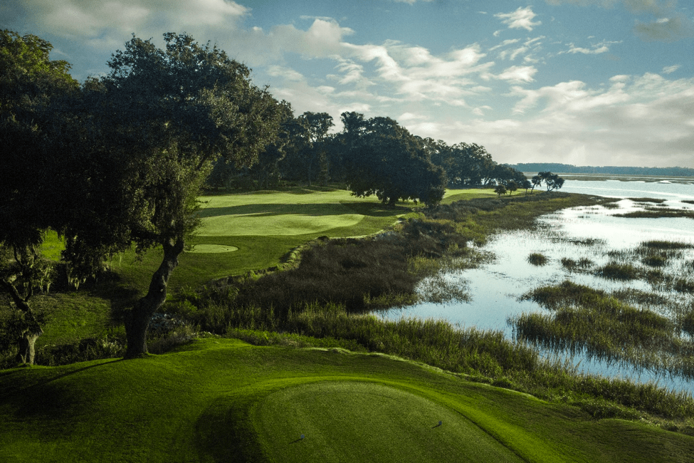 (Photo taken from the front tee of Cotton Dike #9)